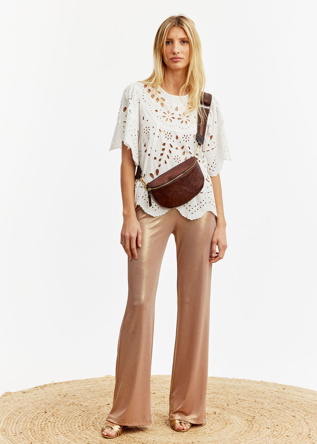 Blouse en broderie anglaise