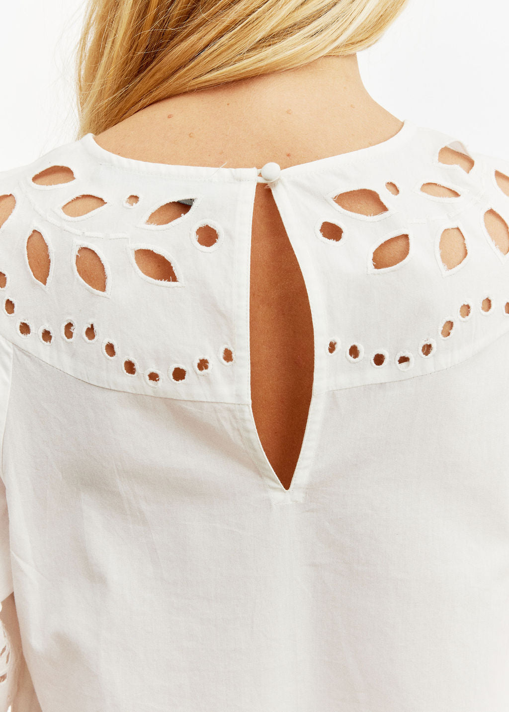 Blouse en broderie anglaise