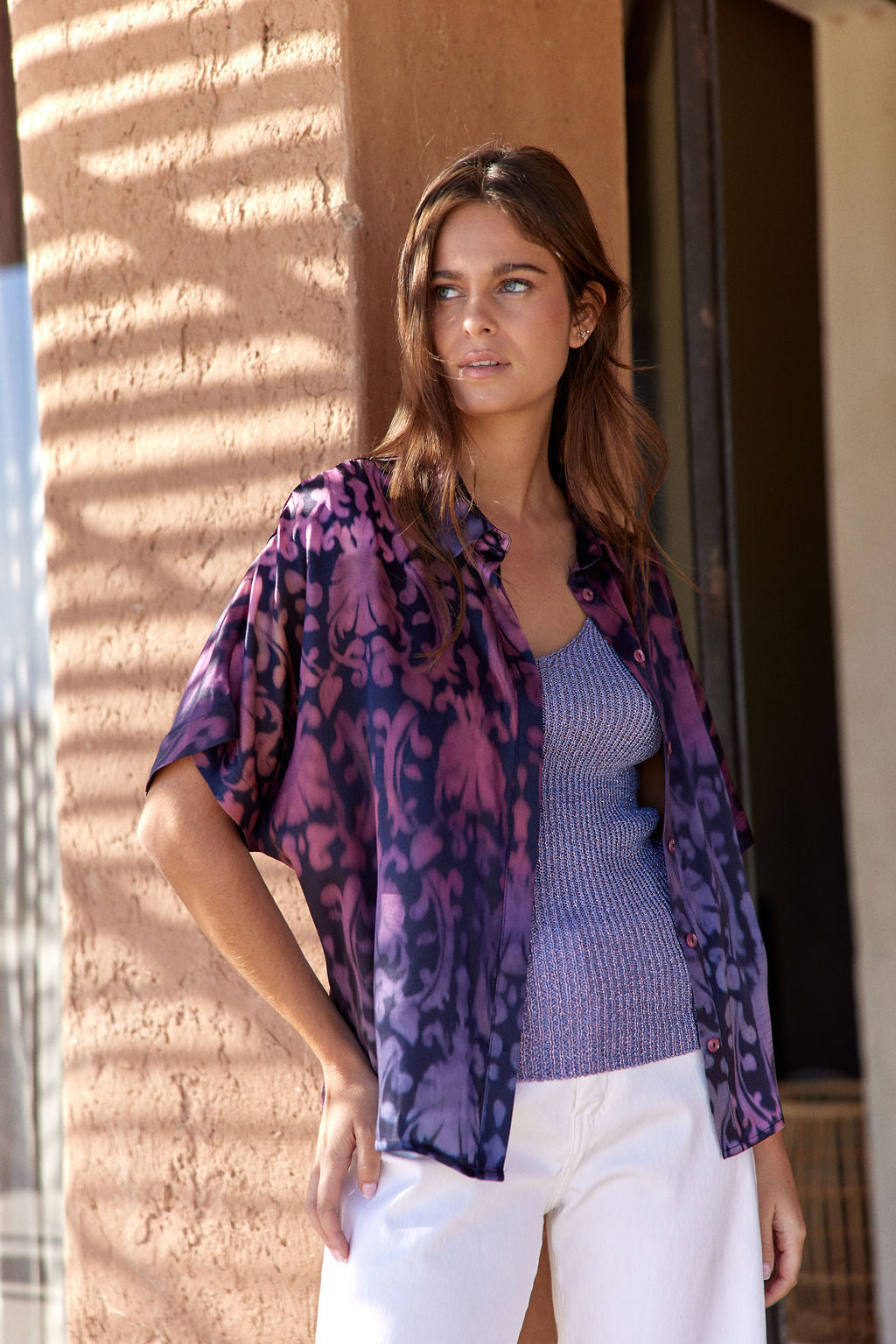 CHEMISE À BASE DE SOIE CLYDE