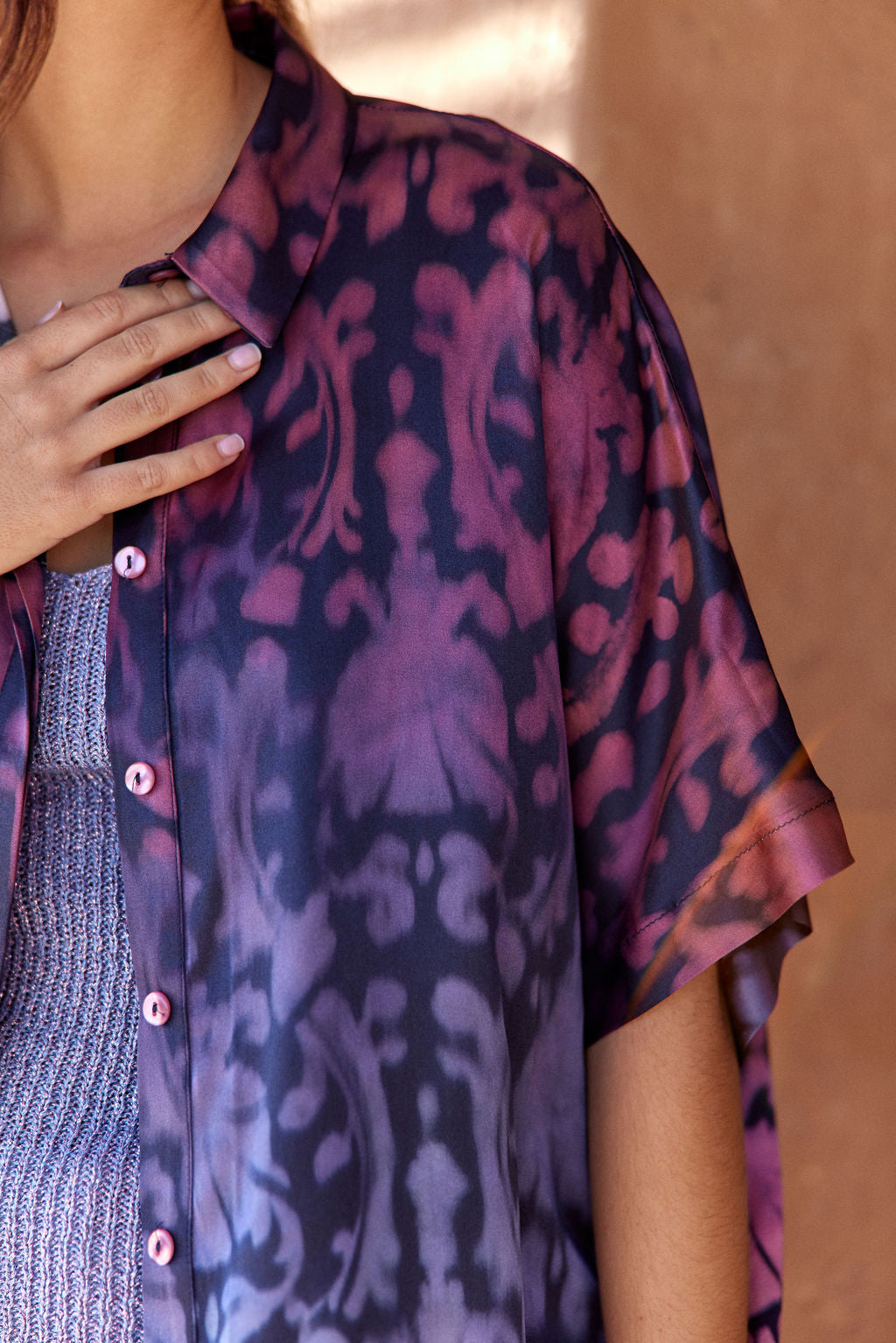 CHEMISE À BASE DE SOIE CLYDE