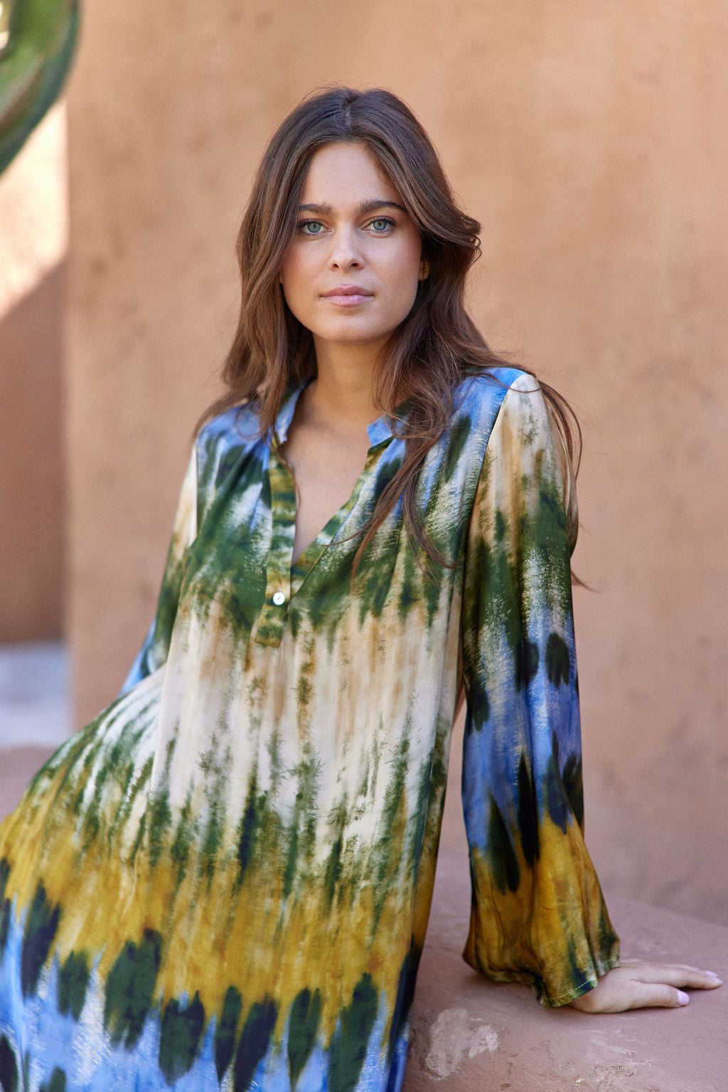 ROBE IMPRIMEE GIPSY BRONZE