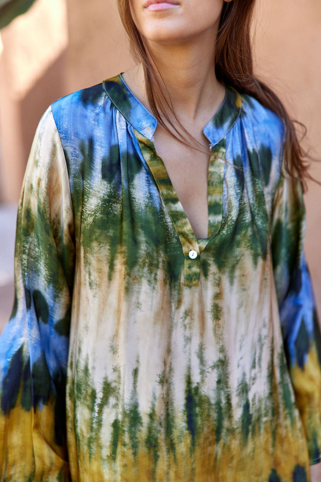 ROBE IMPRIMEE GIPSY BRONZE