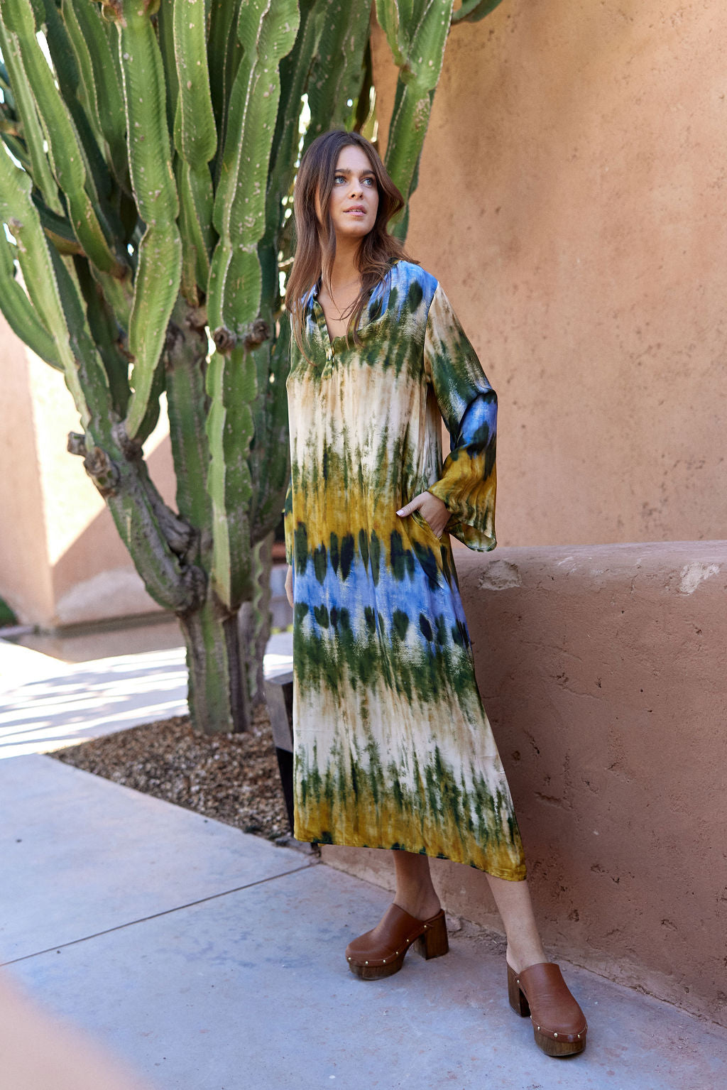 ROBE IMPRIMEE GIPSY BRONZE