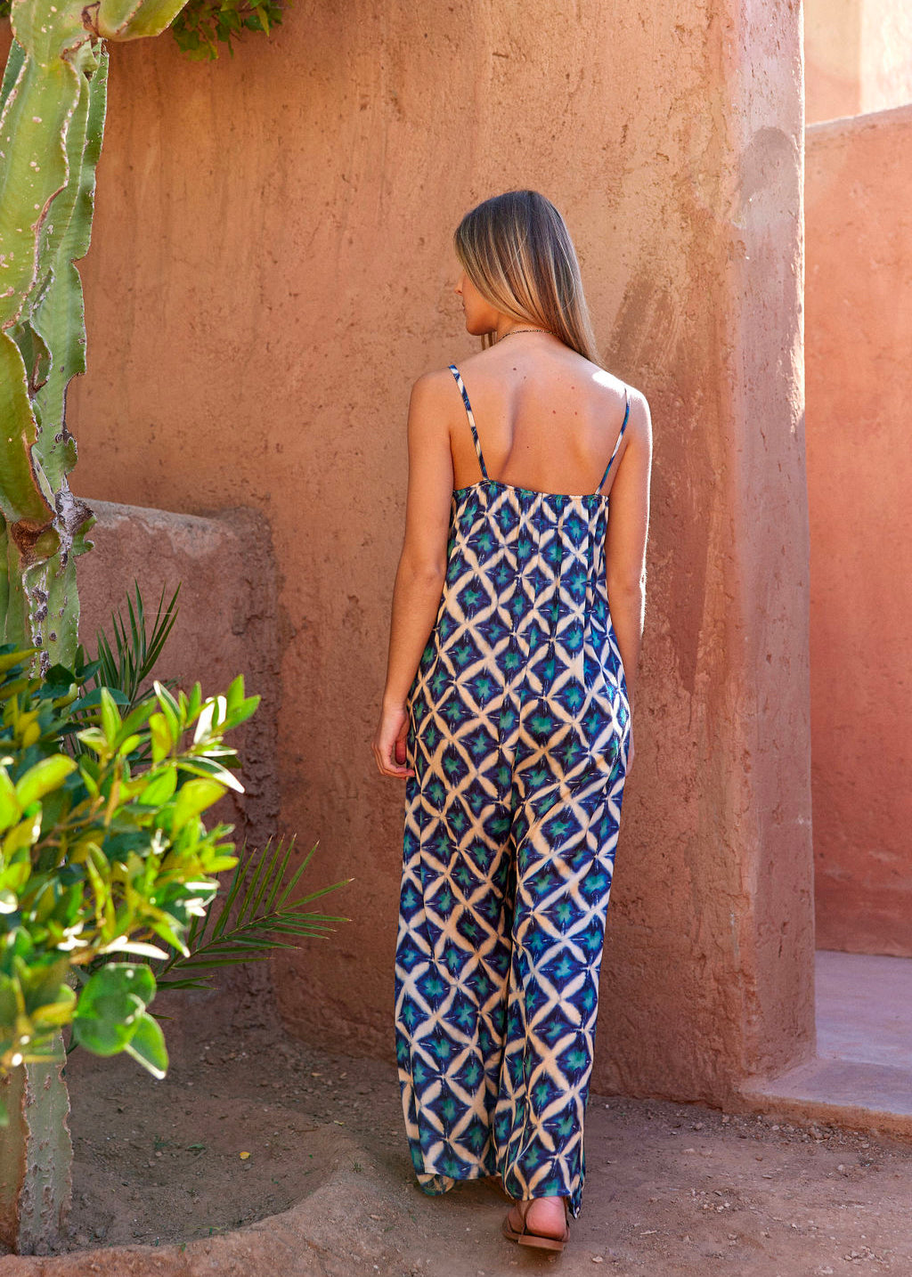 JOSS FLUID SILK JUMPSUIT