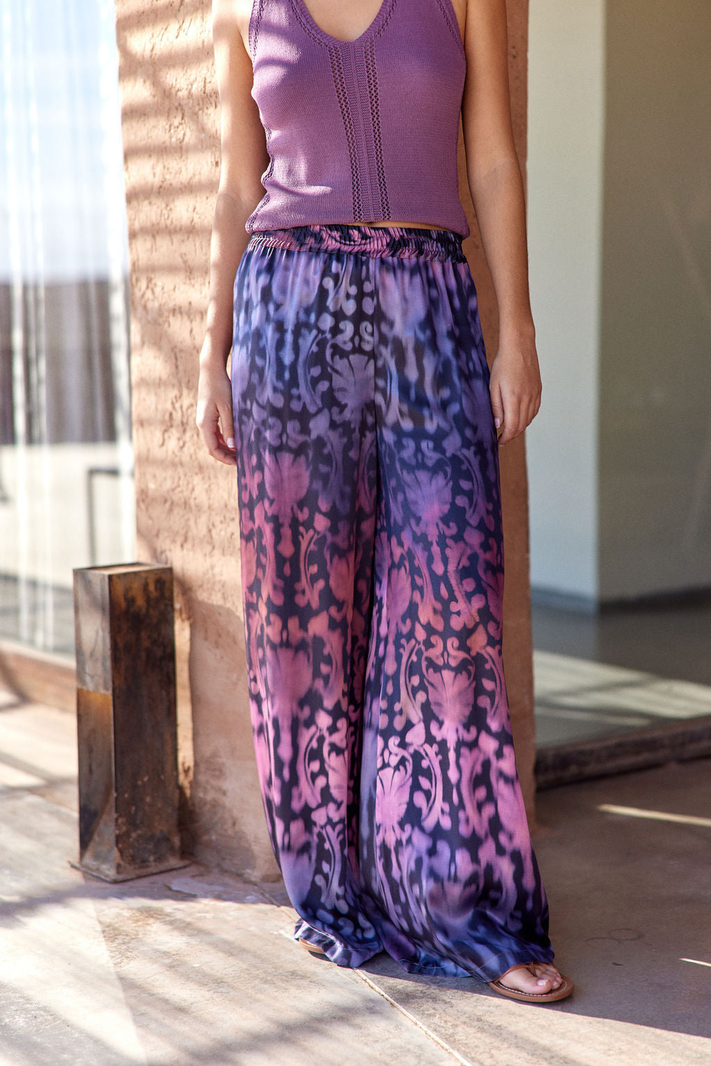 PEPSIE FLUID AND FLARED TROUSERS