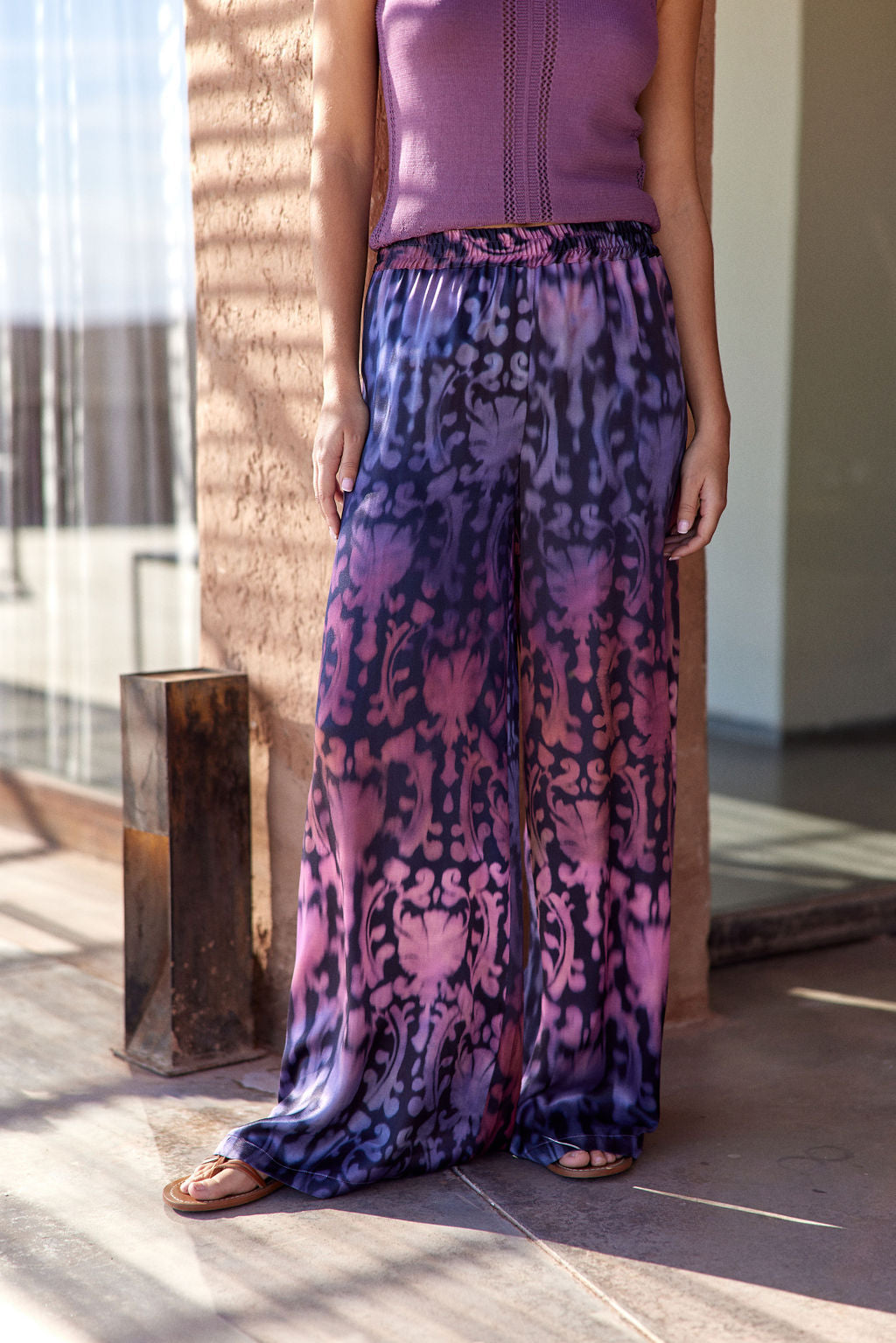 PEPSIE FLUID AND FLARED TROUSERS