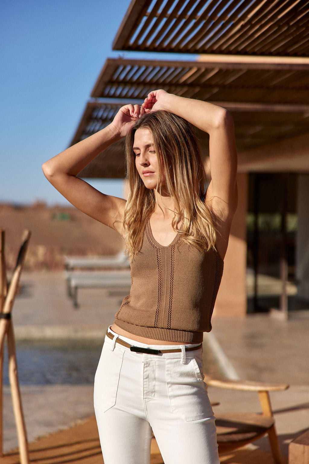 TEVA FITTED MESH TANK TOP