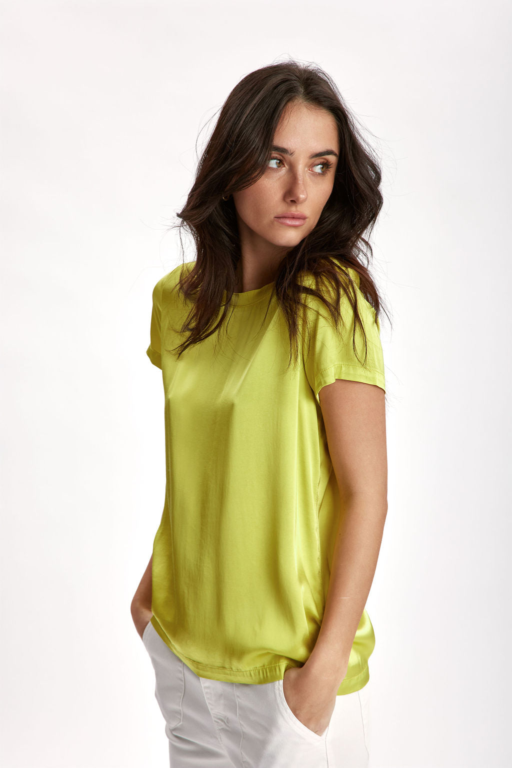 SILANE VISCOSE T-SHIRT