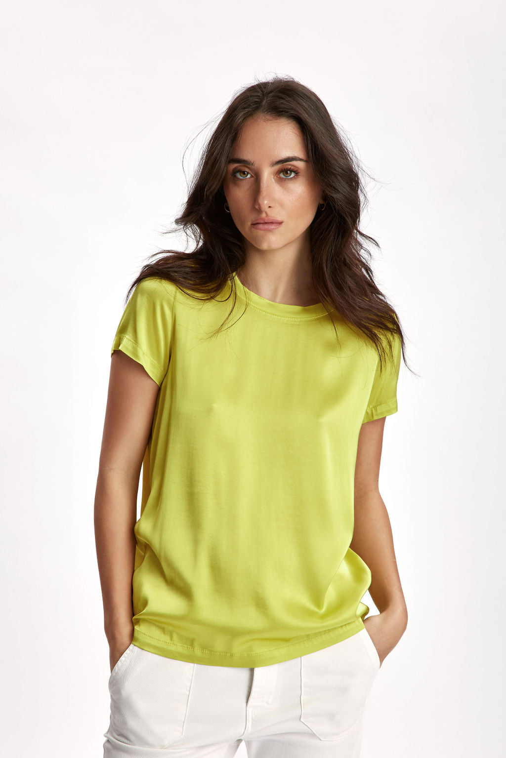 SILANE VISCOSE T-SHIRT