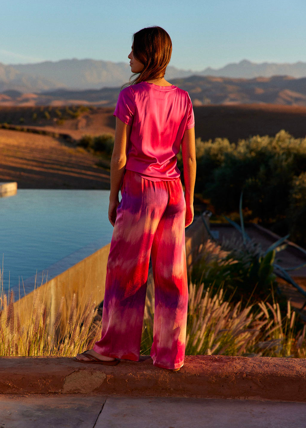 SILANE VISCOSE T-SHIRT