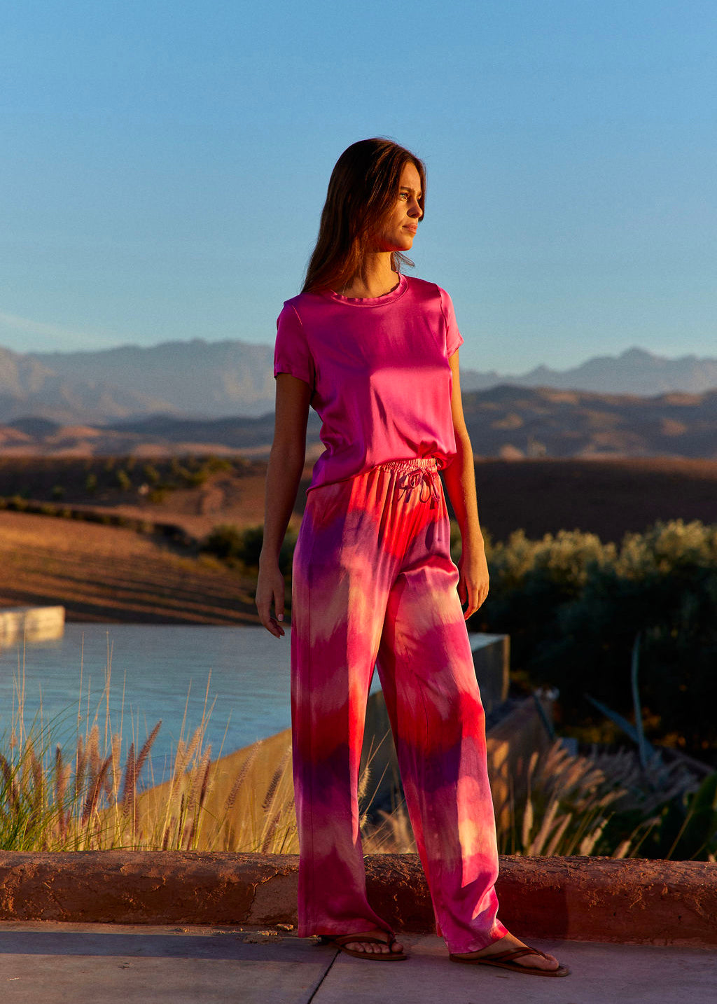 SILANE VISCOSE T-SHIRT