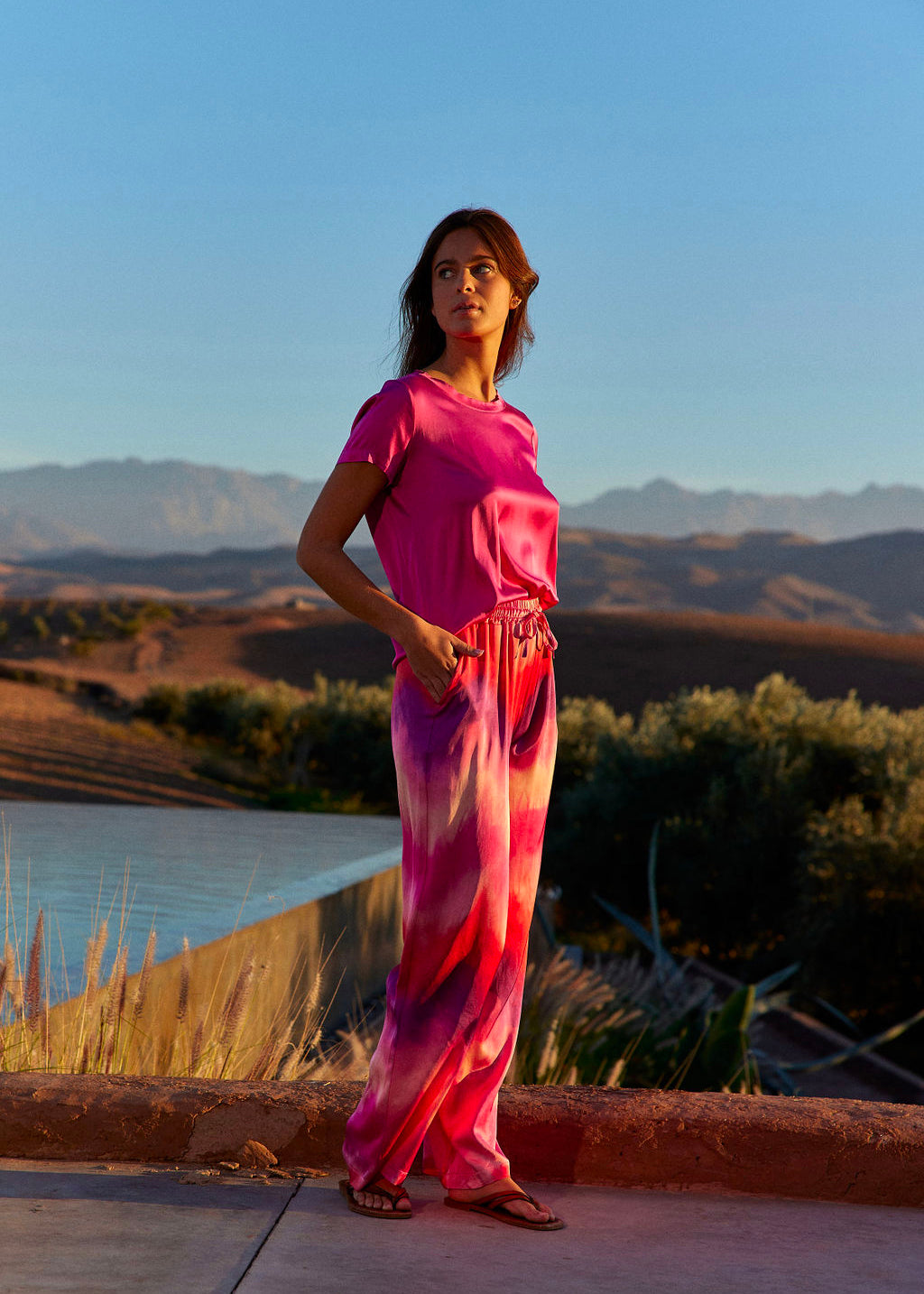 SILANE VISCOSE T-SHIRT