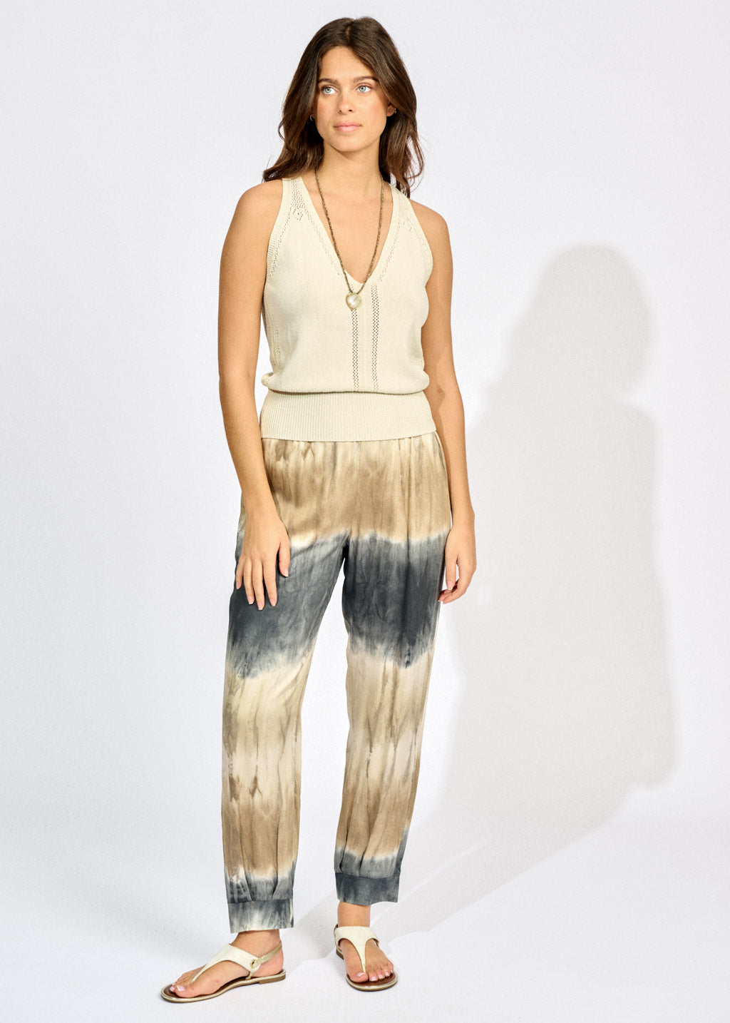 TIE AND DYE POPPY TROUSERS