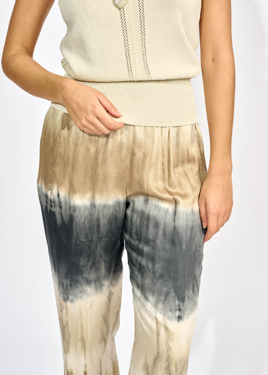 TIE AND DYE POPPY TROUSERS