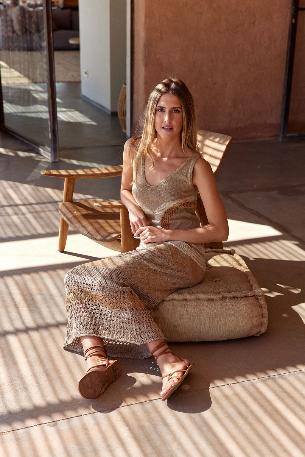 LONG RONDA KNIT DRESS