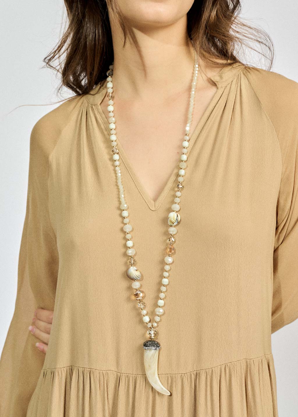 ROBE LONGUE VOLANTÉE CASSIE