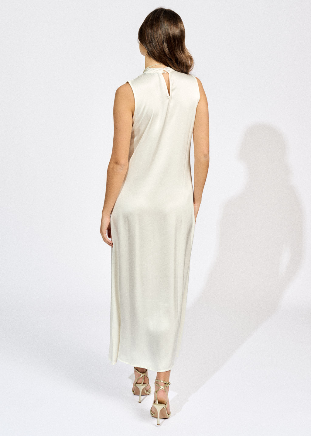 ROBE LONGUE FENDUE HAZEL