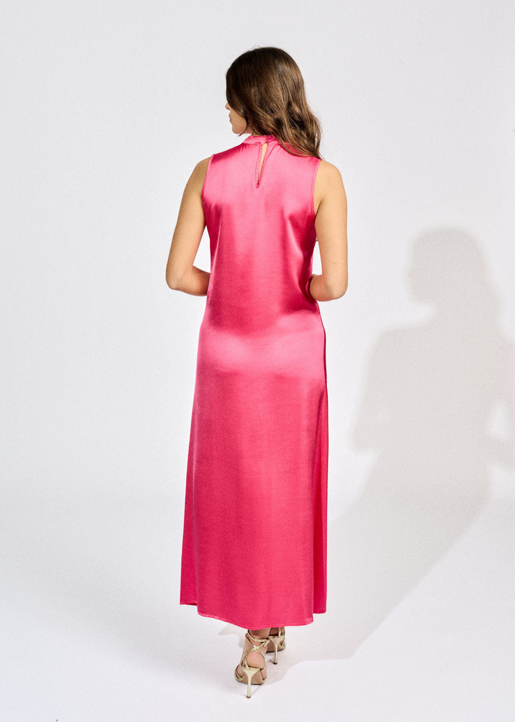 ROBE LONGUE FENDUE HAZEL