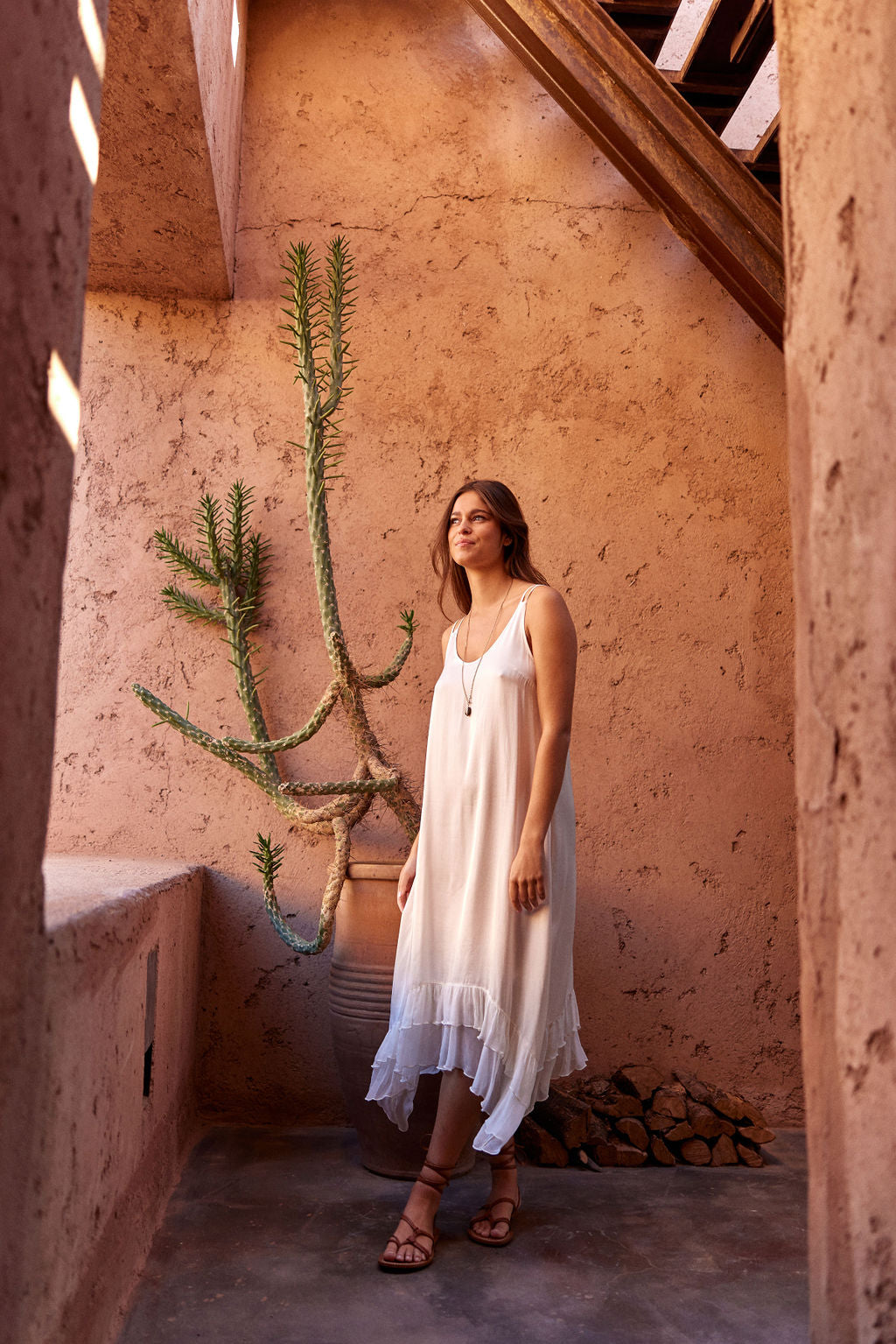 ROBE VOLANTÉE FINES BRETELLES LENNY