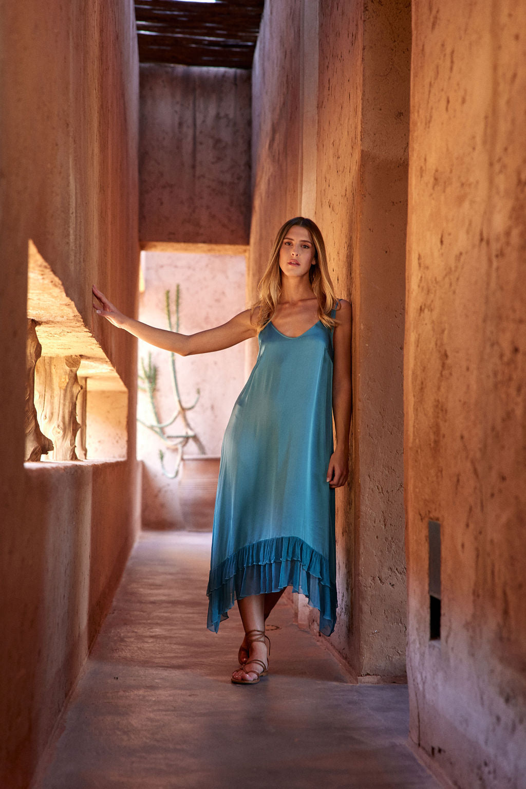 ROBE VOLANTÉE FINES BRETELLES LENNY