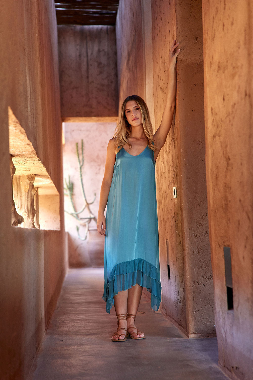 ROBE VOLANTÉE FINES BRETELLES LENNY