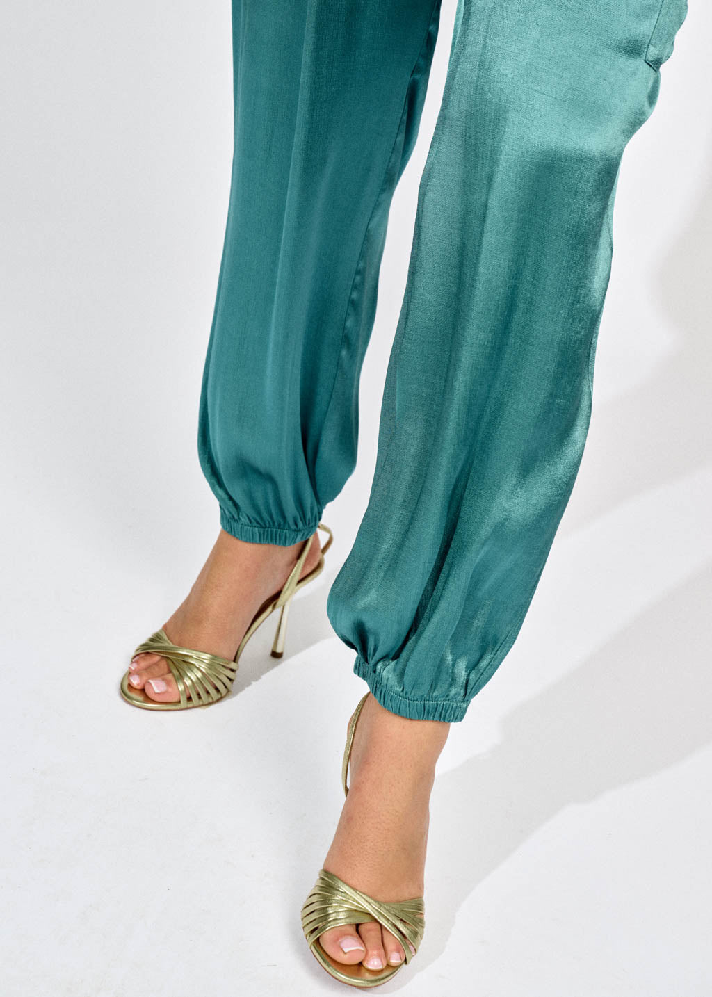 SATIN PARTY CARGO PANTS