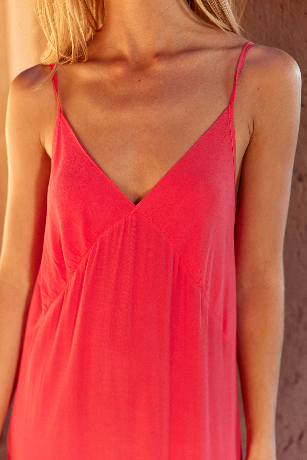 WENDY DRESS WITH THIN ADJUSTABLE STRAPS