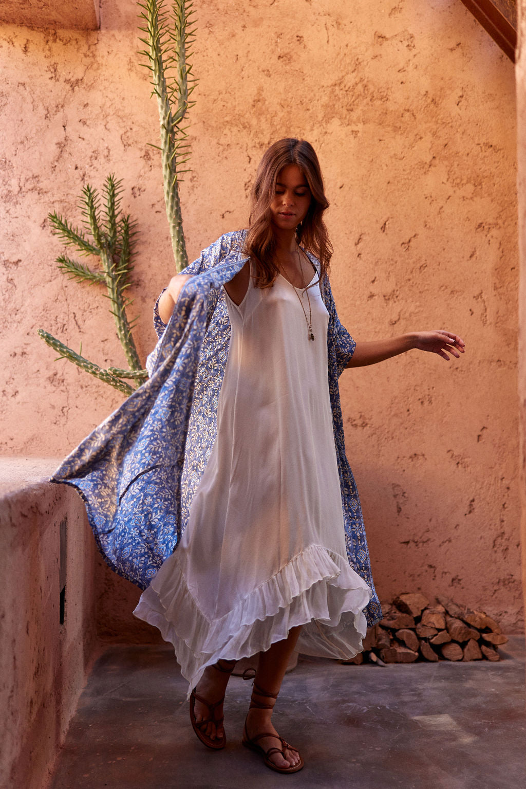 LONG KAN PRINT KIMONO