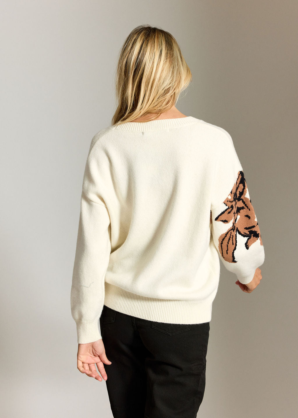 PULL JACQUARD DANA ECRU