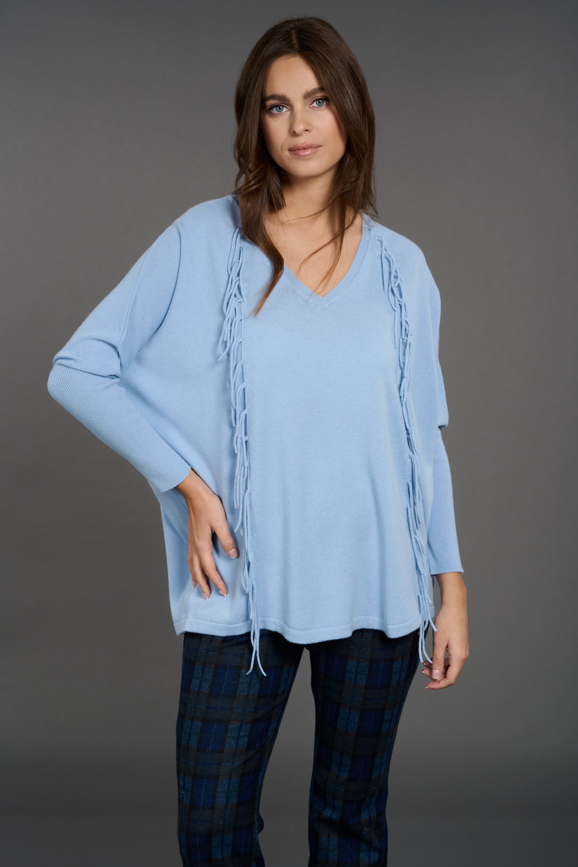 Pull Frangé en laine Naomi