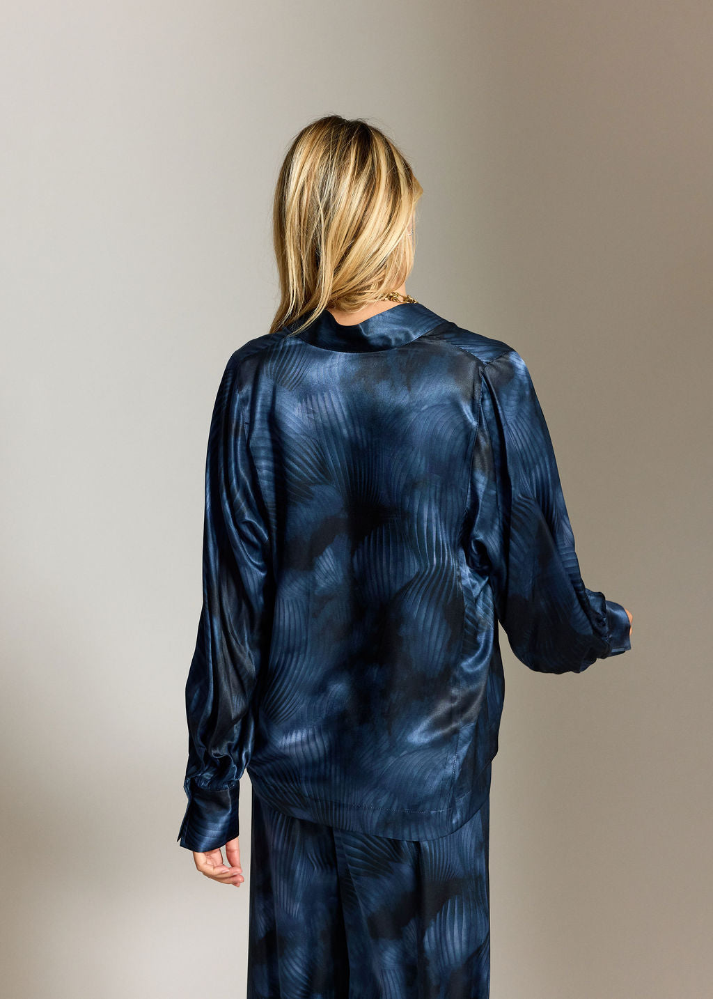 CHEMISE EN SOIE IMPRIMÉE BRETT