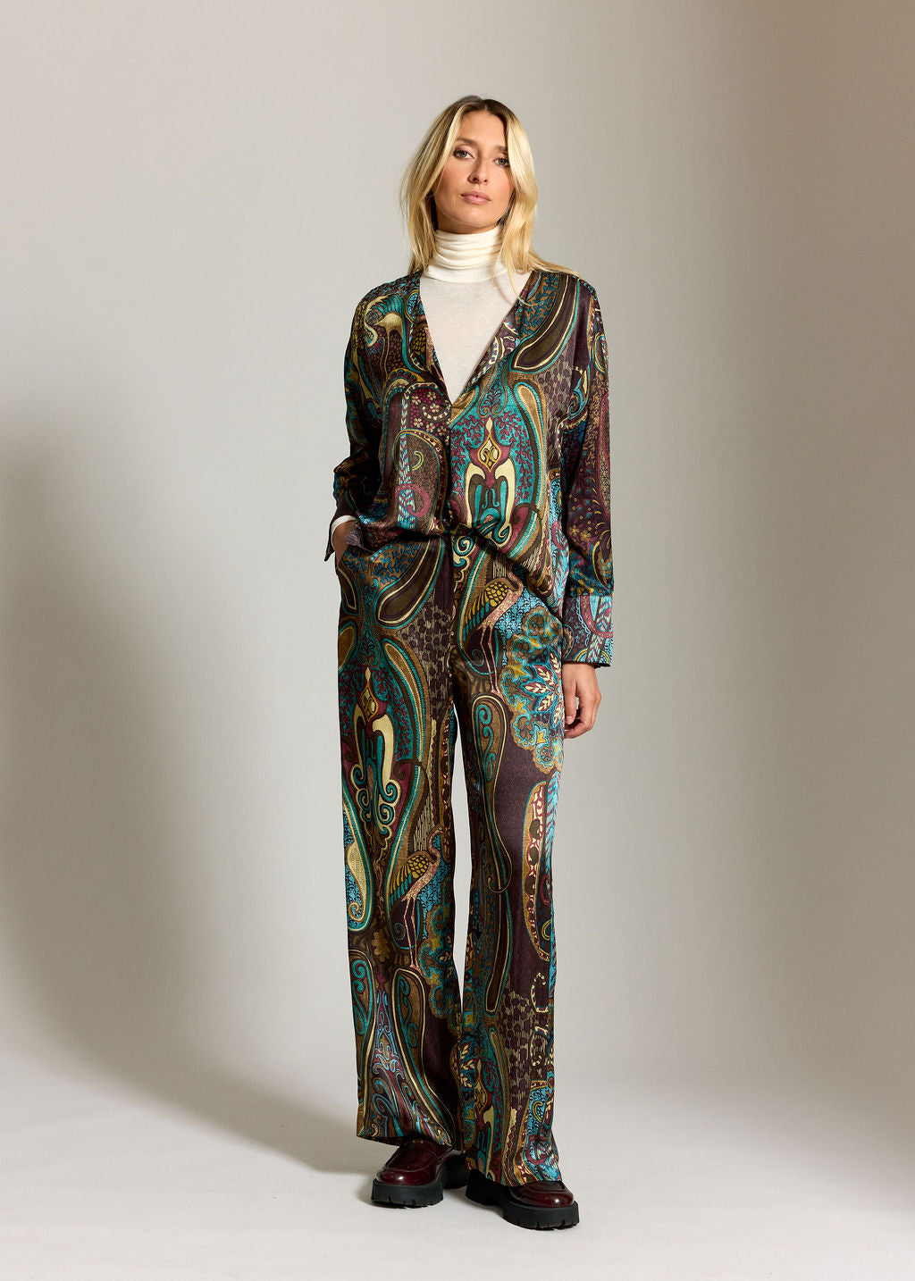 CHEMISE IMPRIMÉE CACHEMIRE SURI