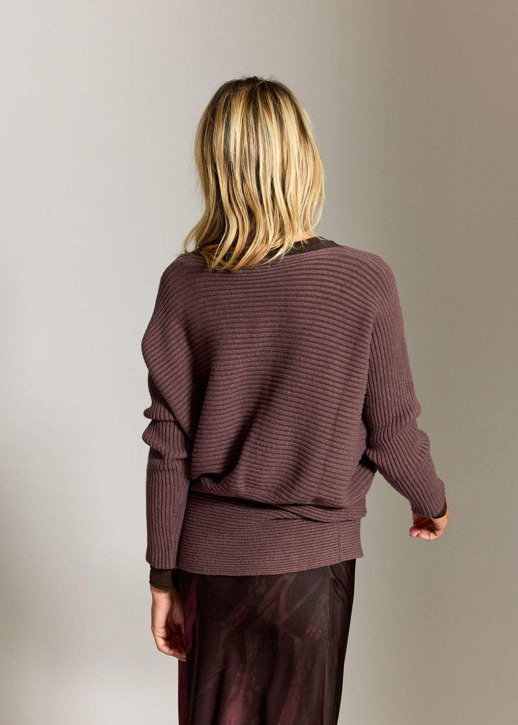 PULL CÔTELÉ SOHO RAISIN