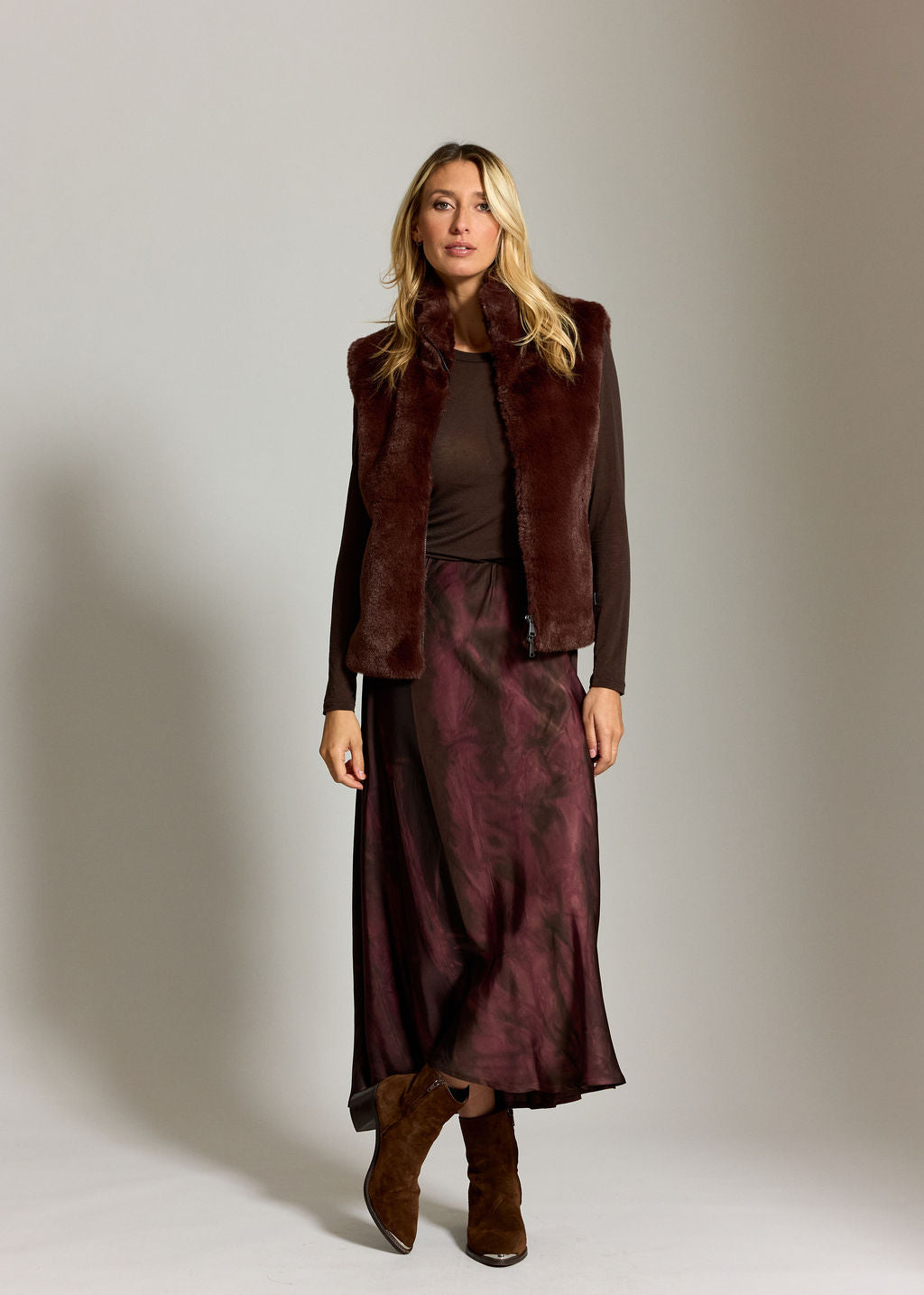 JUPE FITTÉE EN TIE AND DYE RIZZO