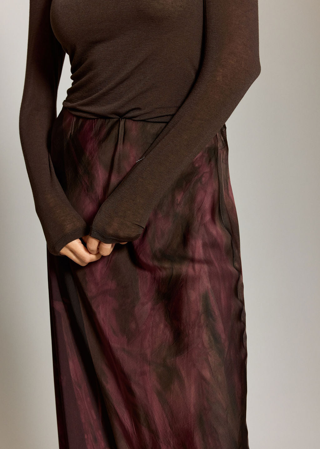 JUPE FITTÉE EN TIE AND DYE RIZZO