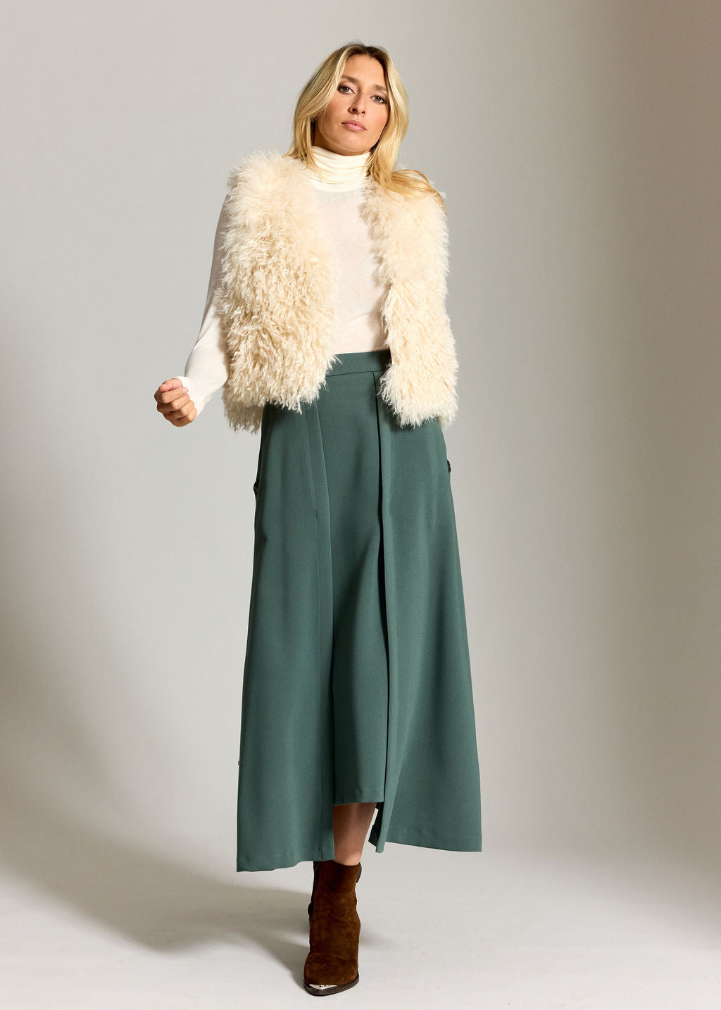 GILET SANS MANCHES MOKA