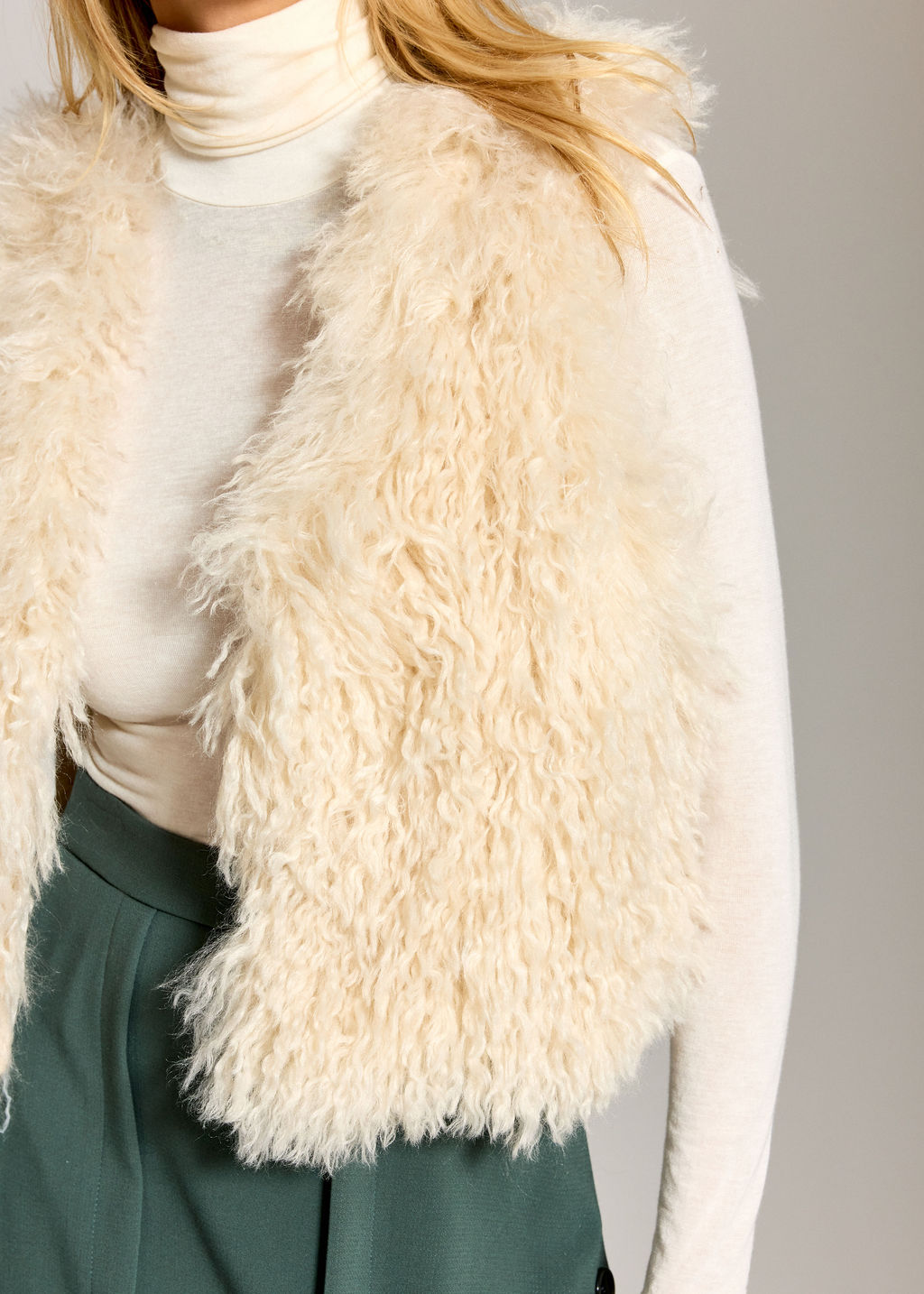 GILET SANS MANCHES MOKA