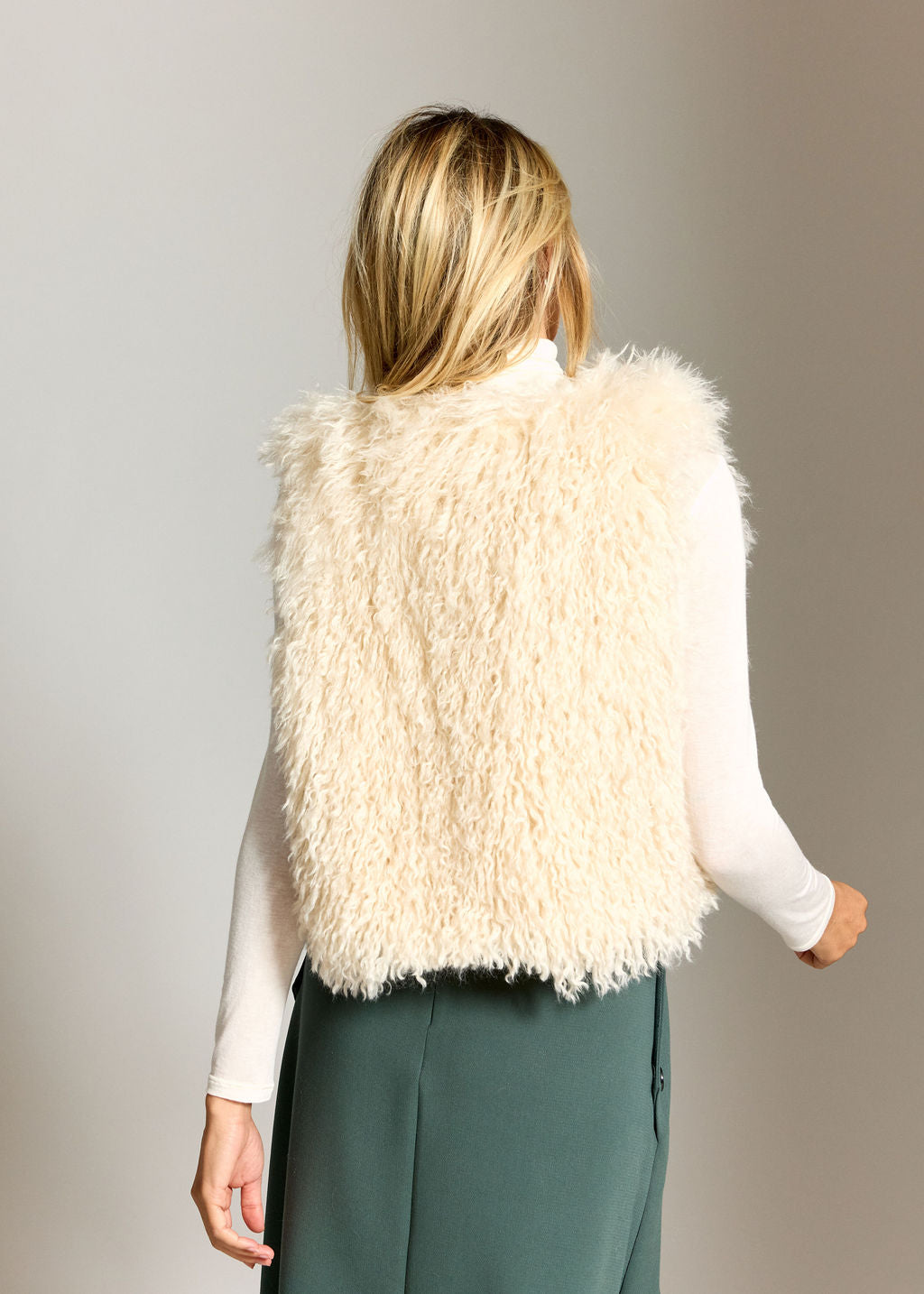 GILET SANS MANCHES MOKA