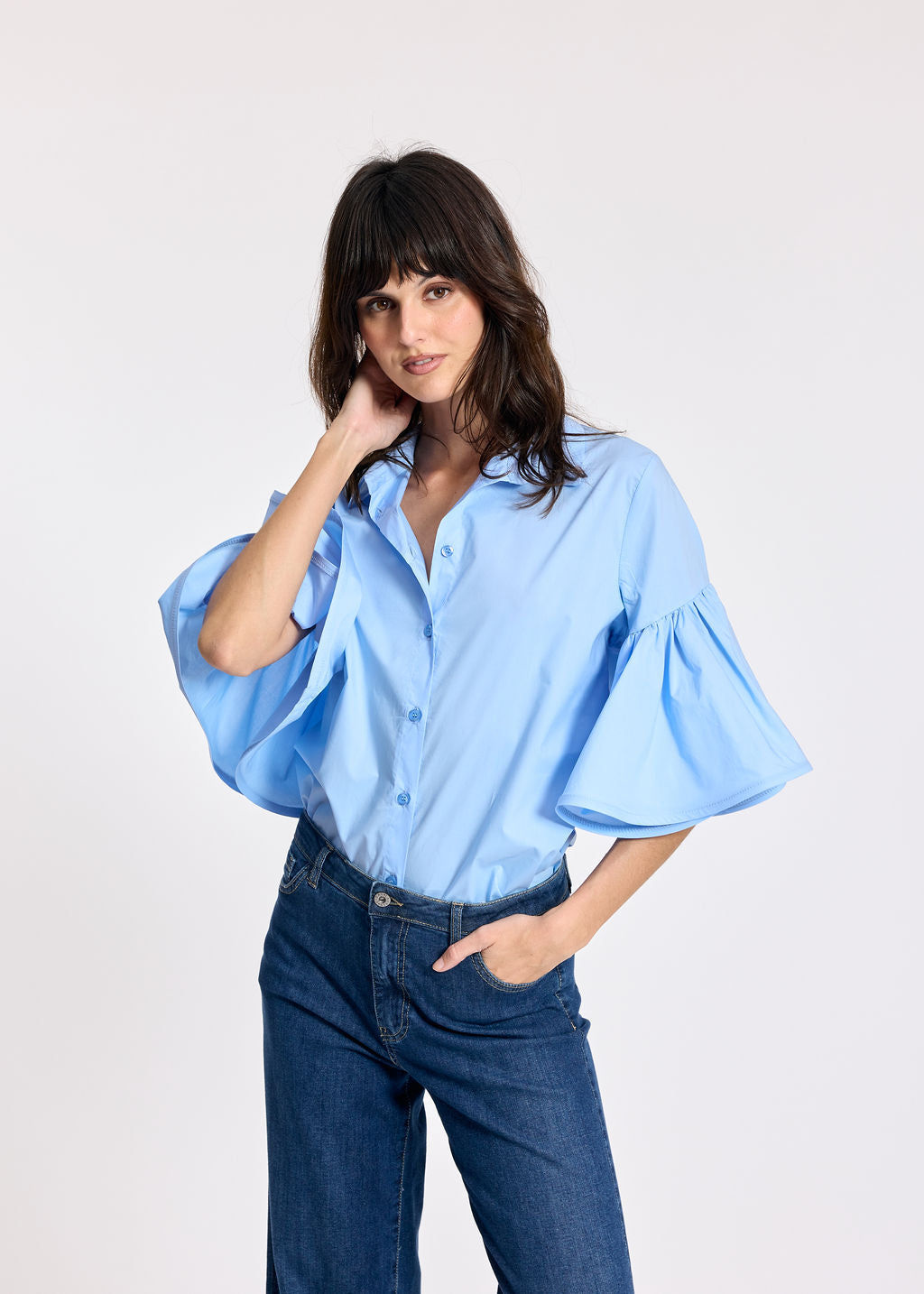 CHEMISE EN POPELINE JENNY CIEL