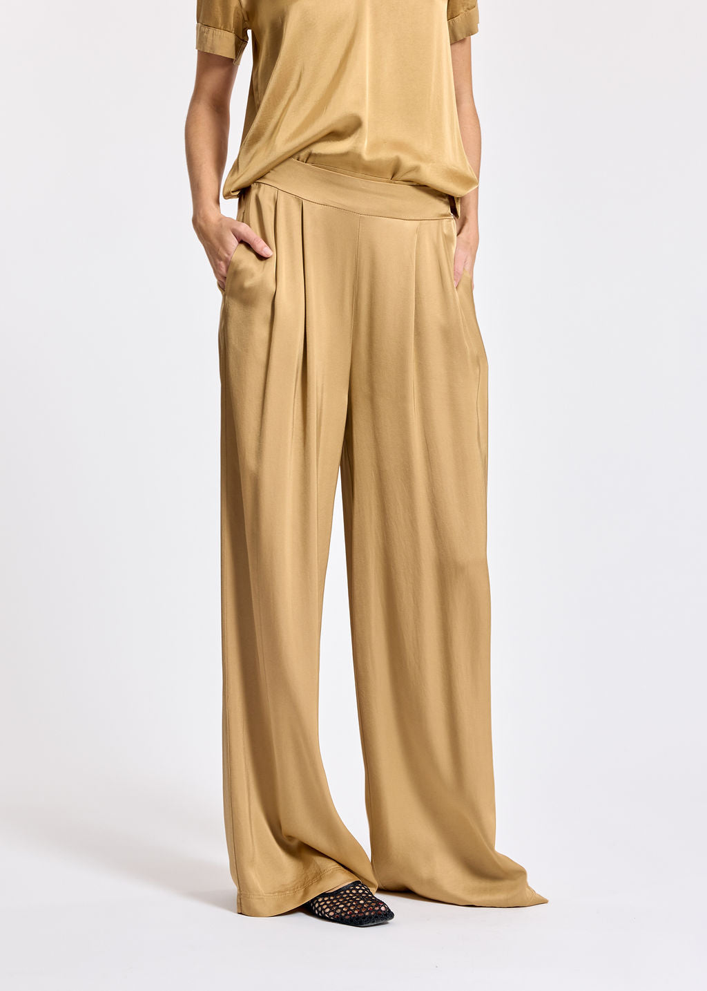 CINZIA DUNE WIDE-FIT PANTS