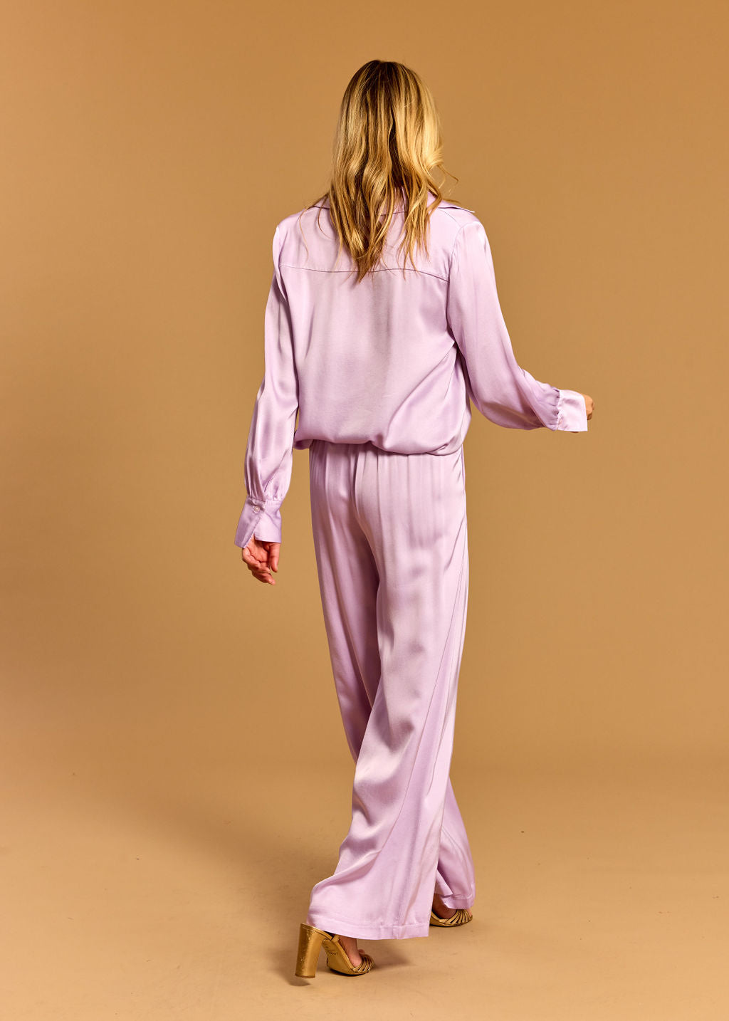 CINZIA LAVENDER LOOSE PANTS