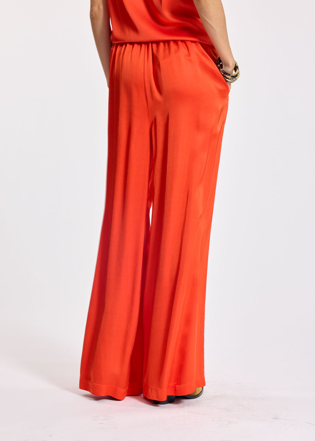 CINZIA ORANGE LOOSE PANTS