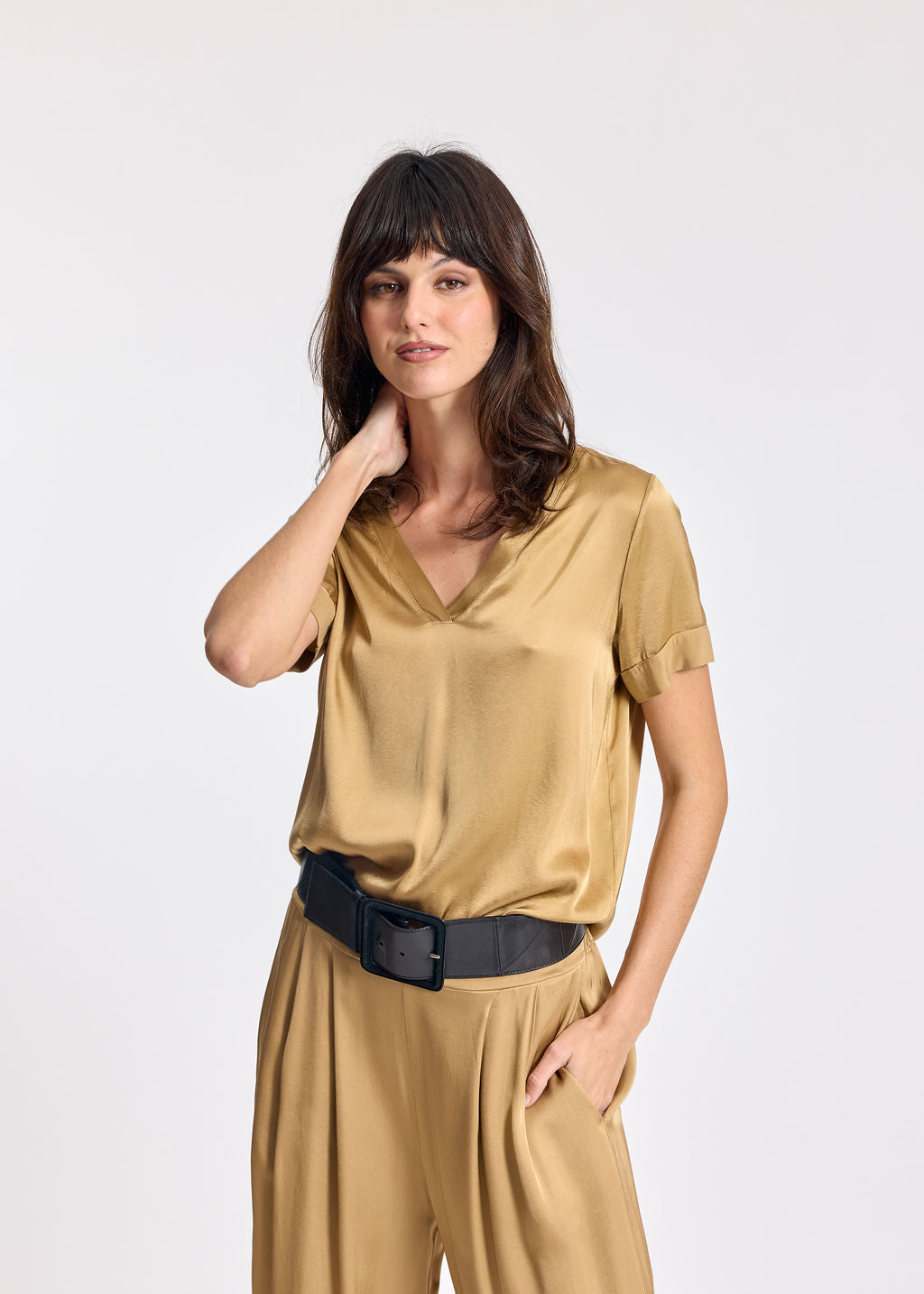 SARO DUNE VISCOSE T-SHIRT