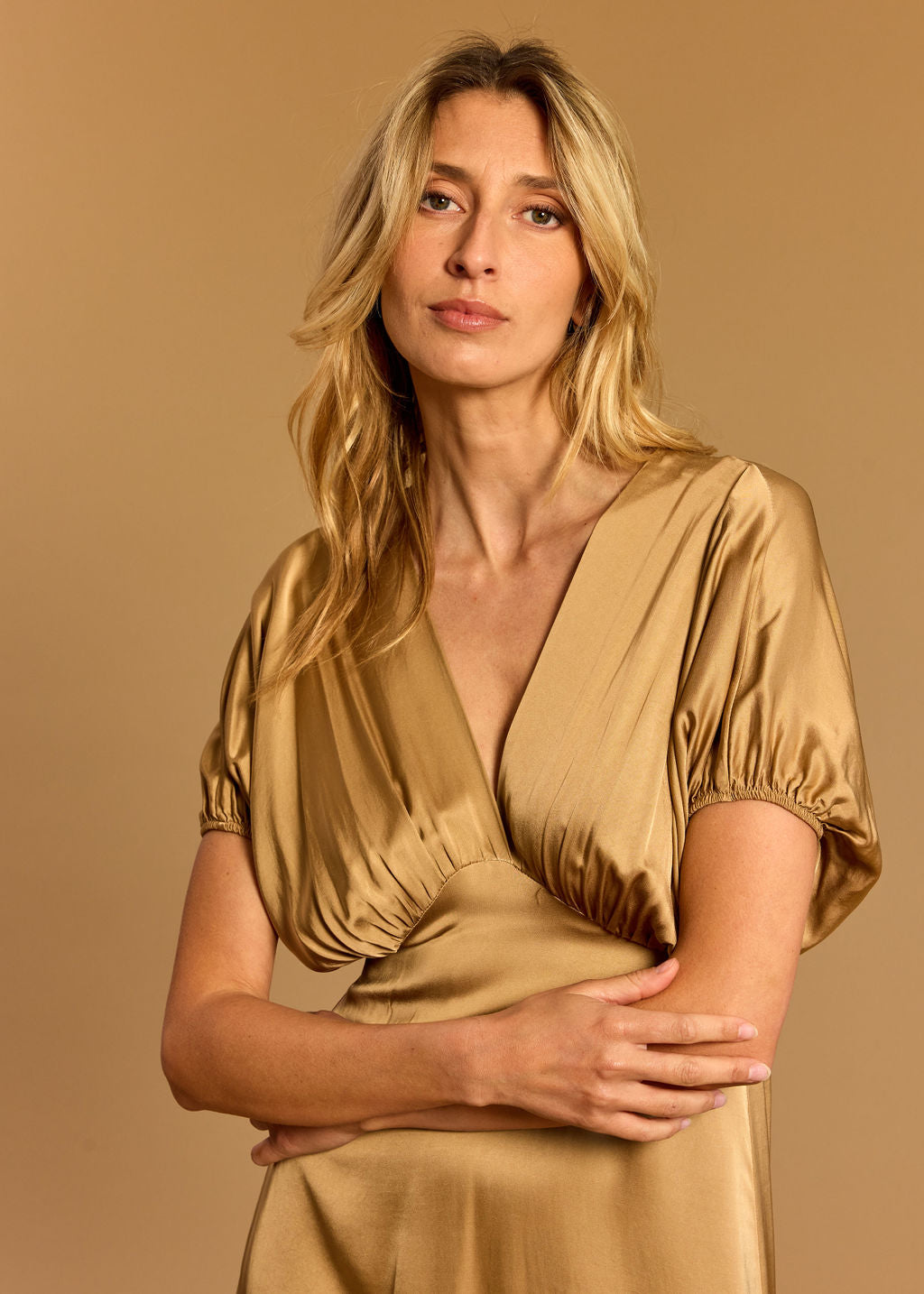 SCARLET DUNE MIDI DRESS