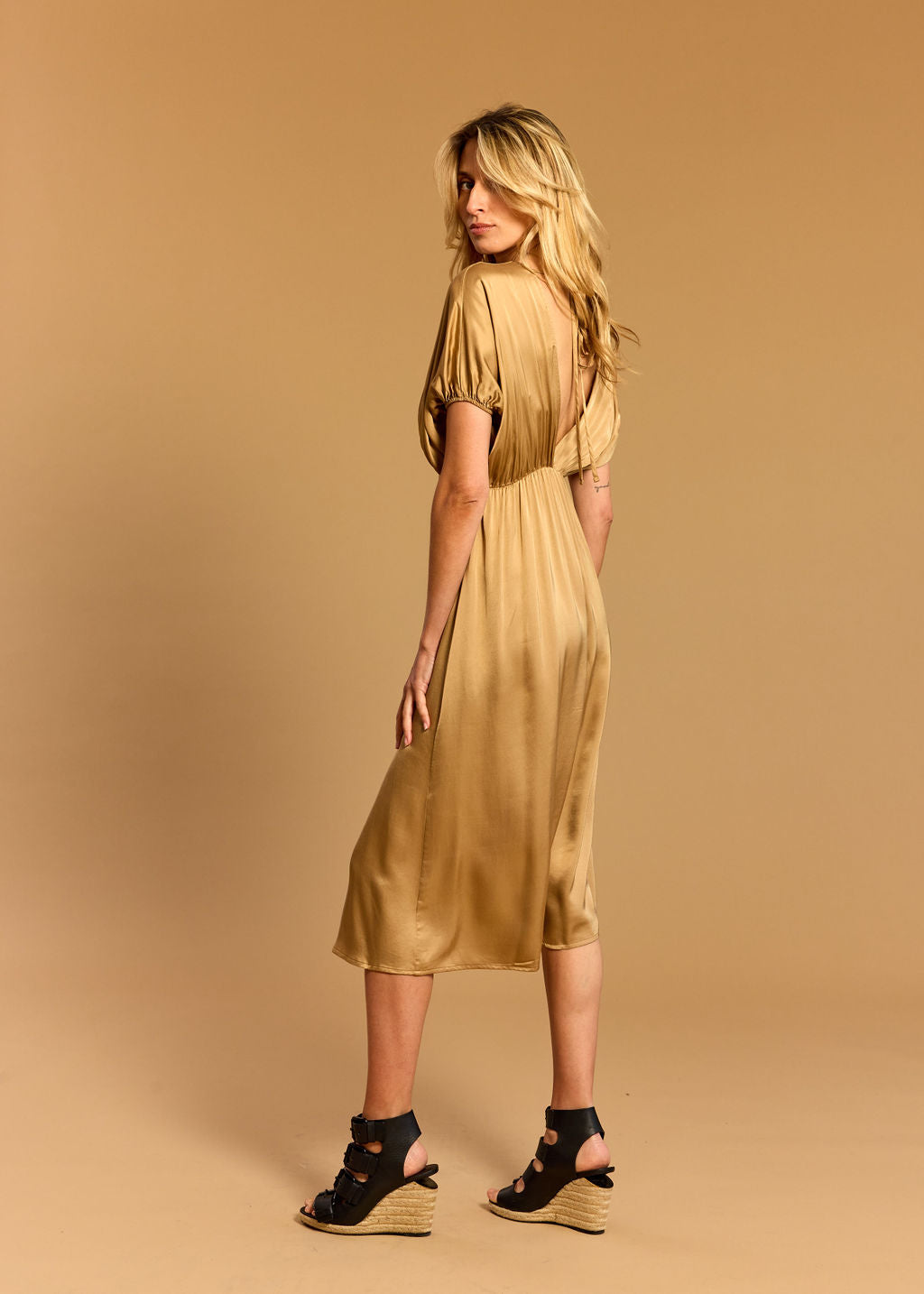 SCARLET DUNE MIDI DRESS