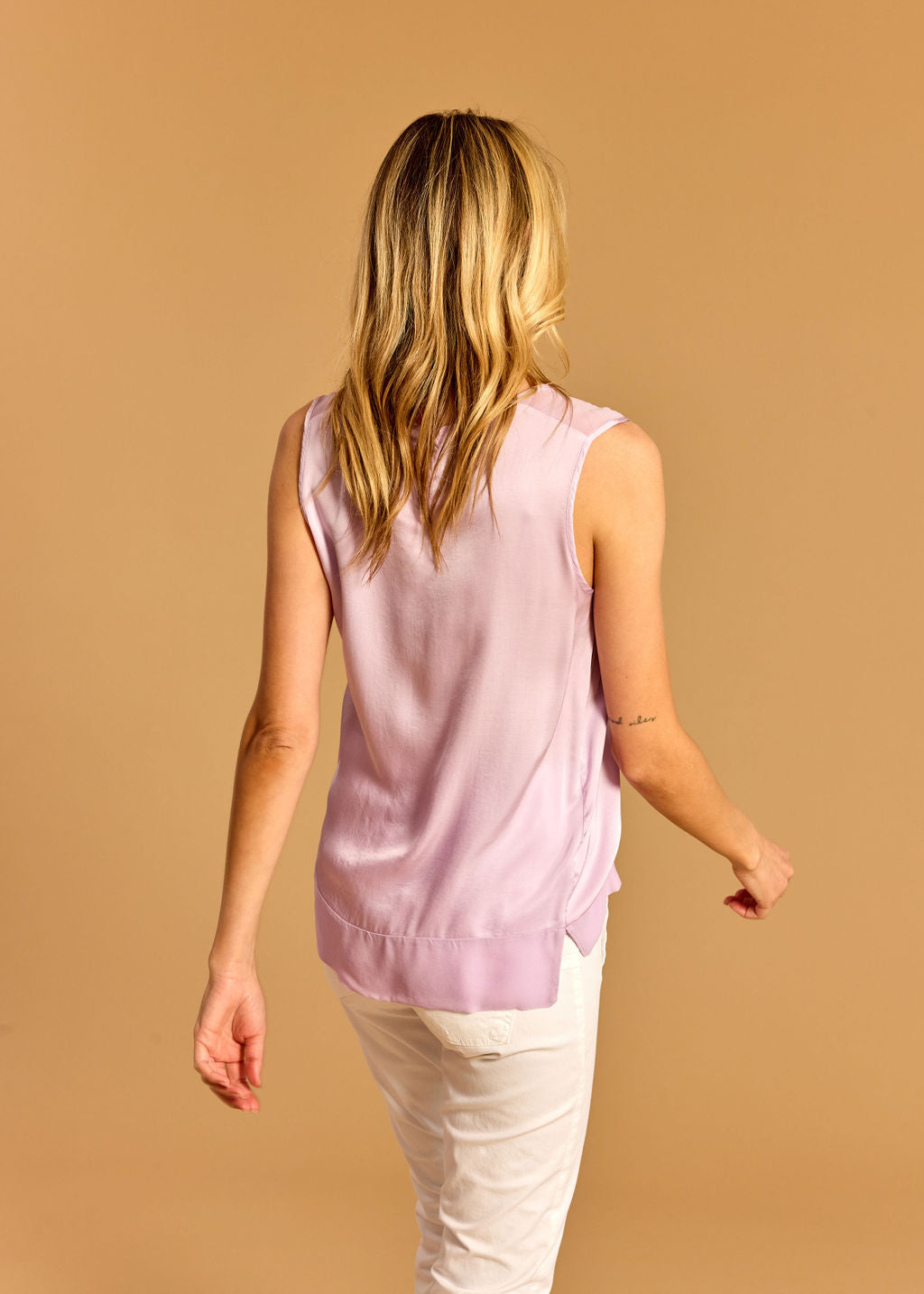 DÉBARDEUR COURT TALI LAVANDE