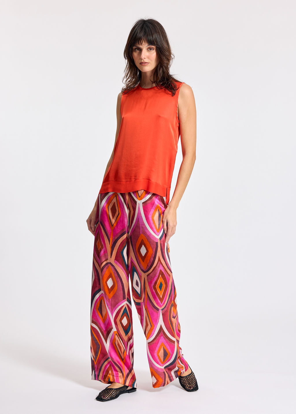 DÉBARDEUR COURT TALI ORANGE