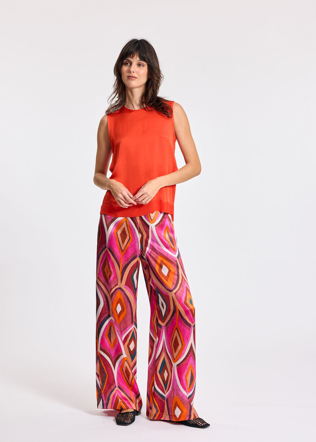 DÉBARDEUR COURT TALI ORANGE