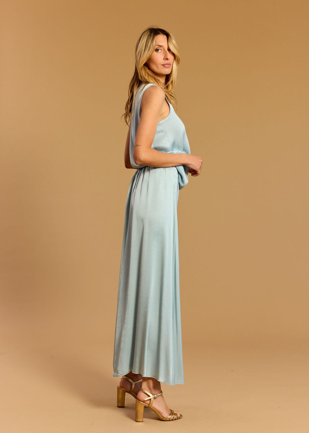 BETTINA SKY FLARED SKIRT