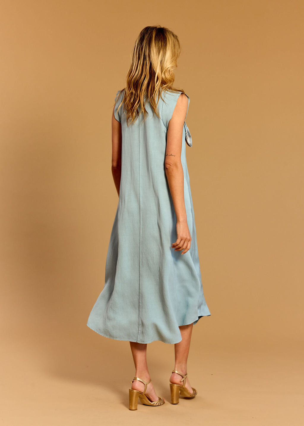 LUISA SKY MIDI DRESS